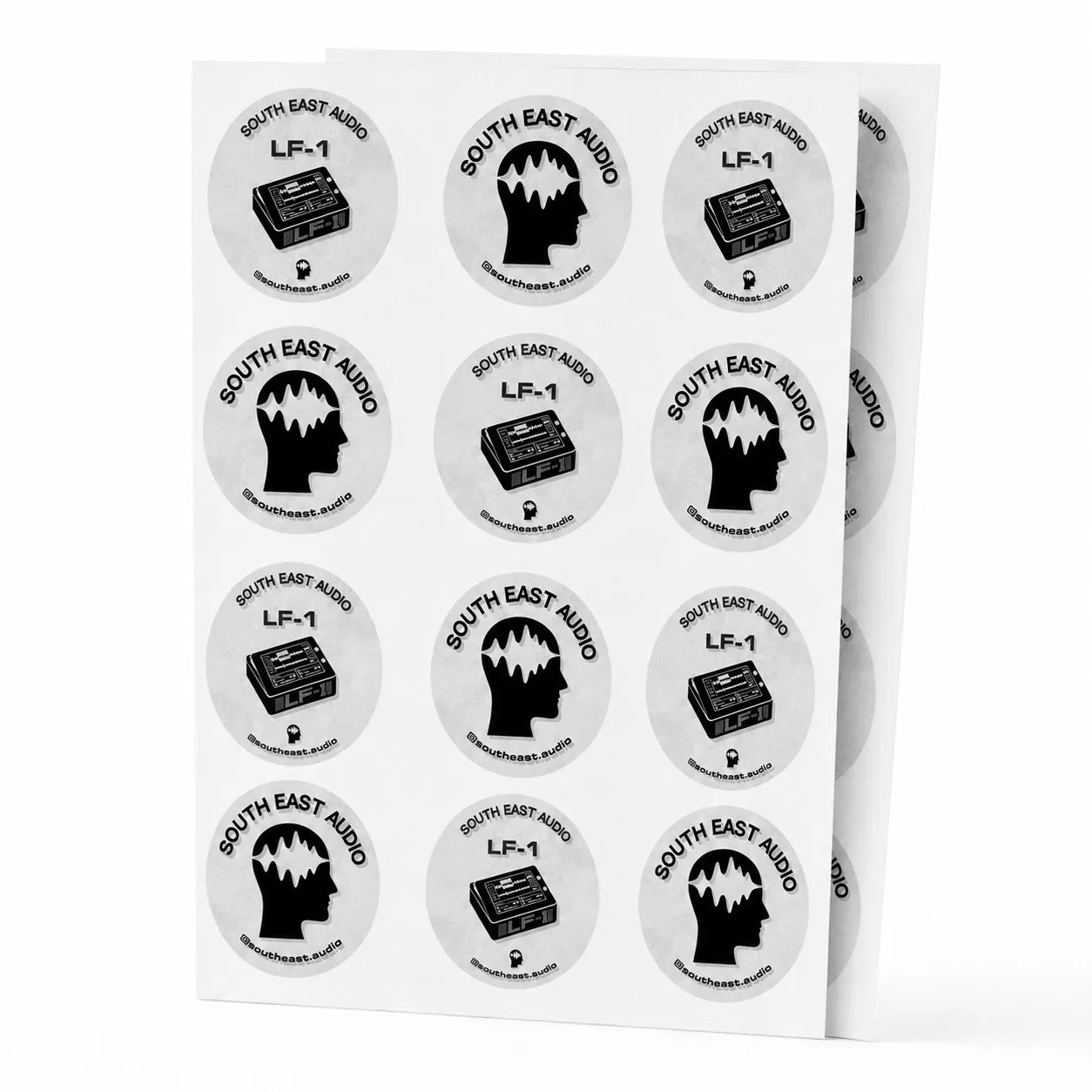 Custom logo sticker sheets
